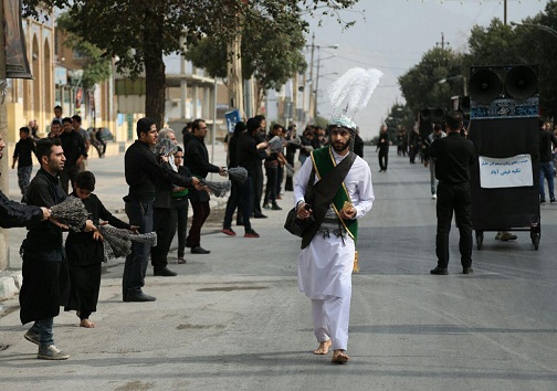 برگزاری مراسم تاسوعا حسینی در کرمانشاه + تصویر