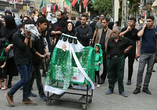 برگزاری مراسم تاسوعا حسینی در کرمانشاه + تصویر