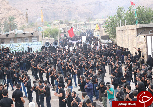 برپایی بزرگترین هیئت عزادرای جوانان روستایی کشور در فسا + تصاویر