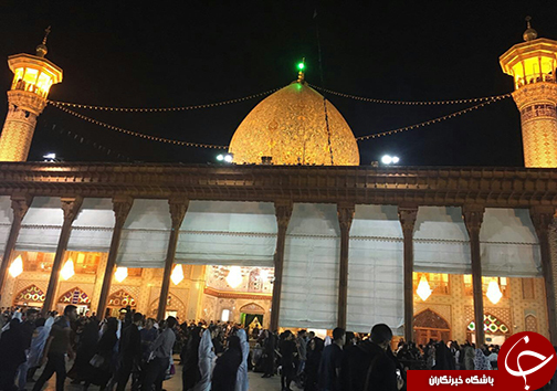 استان فارس و سومین حرم اهل بیت (ع) غرق در ماتم و عزا + تصاویر