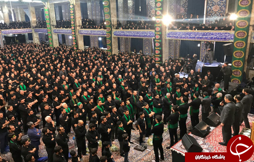 حسینیه ایران غرق در ماتم و اندوه