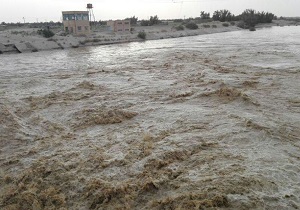 جاری شدن سیل در مناطق شمالی سمنان