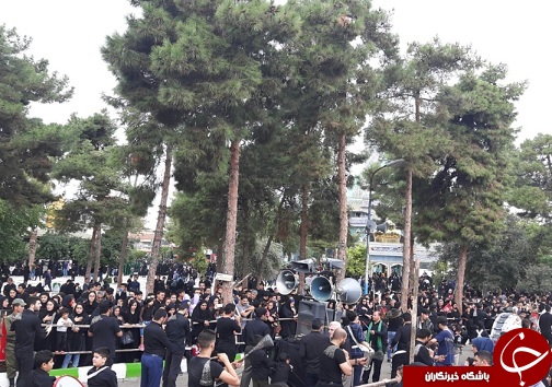 گلستان یکپارچه صحنه اقامه عزای حسینی در روز عاشورا + تصاویر