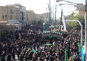 عزاداری مردم خوزستان در روز عاشورا   