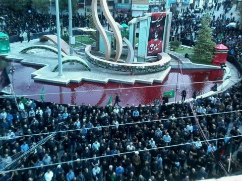 برپایی نماز ظهر عاشورا در استان ایلام