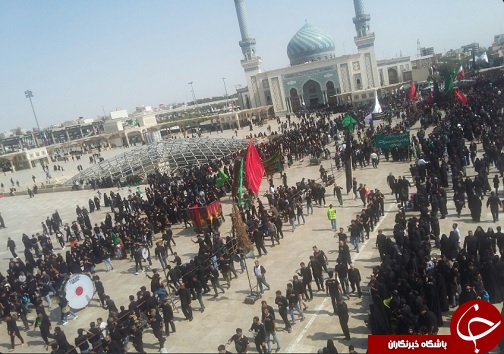 شهر بانوی کرامت(س) غرق در شور حسینی