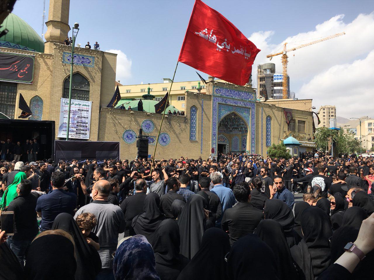 گزارش تصویری از تجمع بزرگ عاشوراییان