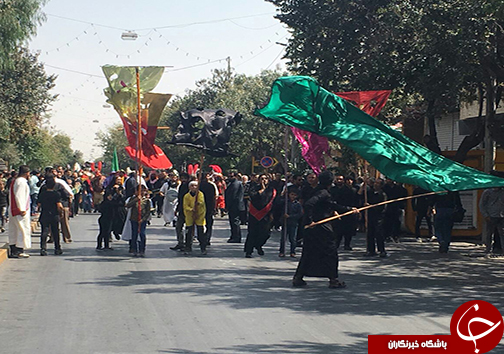 آئین خیمه سوزان در سومین حرم اهل بیت (ع)