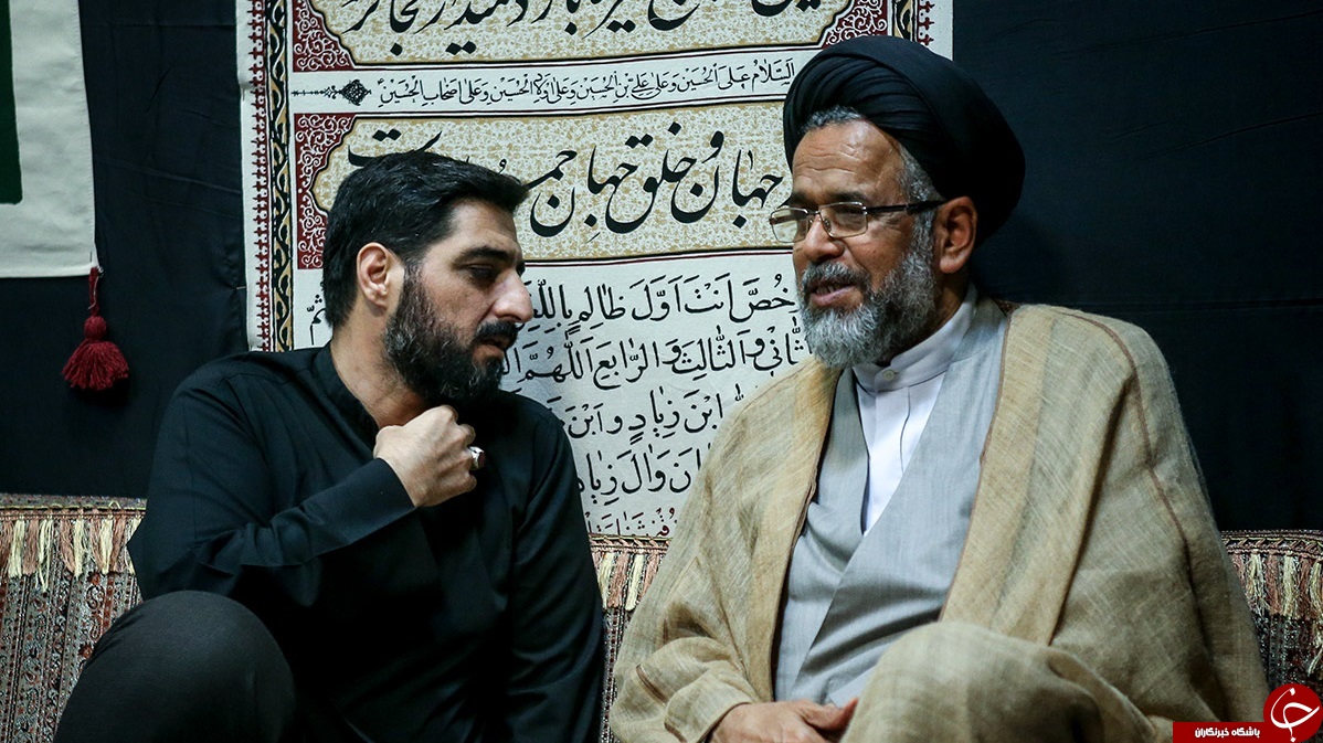 حضور وزیر اطلاعات در هیئت مداح معروف +عکس