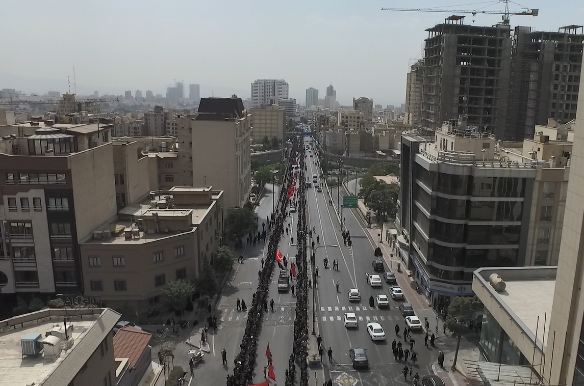 گزارش تصویری از تجمع بزرگ عاشوراییان سعادت&zwnj;آباد