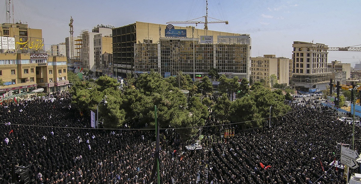 گزارش تصویری از تجمع بزرگ عاشوراییان سعادت&zwnj;آباد