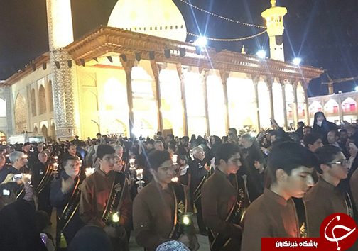 شام غریبان در بقاع متبرکه فارس + تصاویر