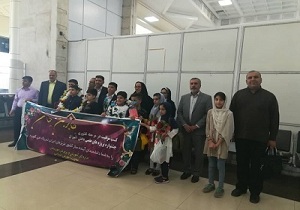 استقبال از دانش آموز اعزامی به مرحله کشوری طرح جابربن حیان