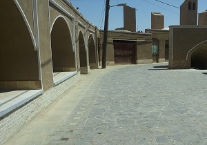محور تاریخی محله مهرجرد میبد افتتاح شد