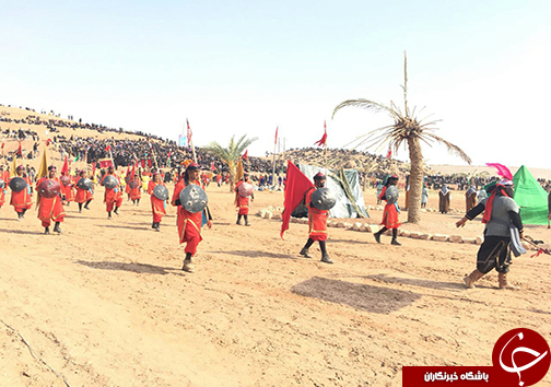 وفادارای حضرت عباس (ع) به امام حسین (ع) /برگزاری بزرگترین تعزیه میدانی کشور در صحرارود فسا