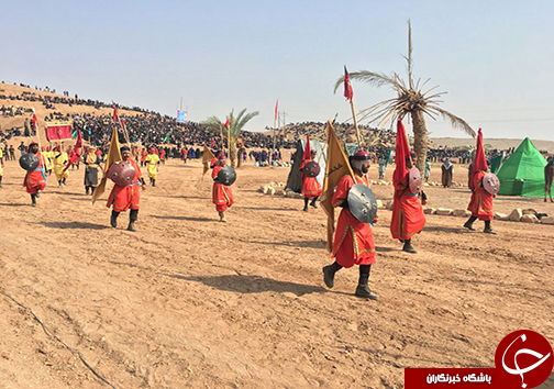 وفادارای حضرت عباس (ع) به امام حسین (ع) /برگزاری بزرگترین تعزیه میدانی کشور در صحرارود فسا