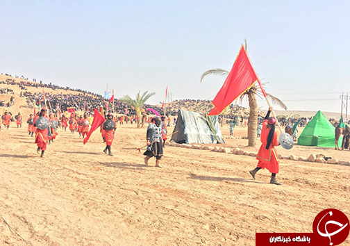 وفادارای حضرت عباس (ع) به امام حسین (ع) /برگزاری بزرگترین تعزیه میدانی کشور در صحرارود فسا