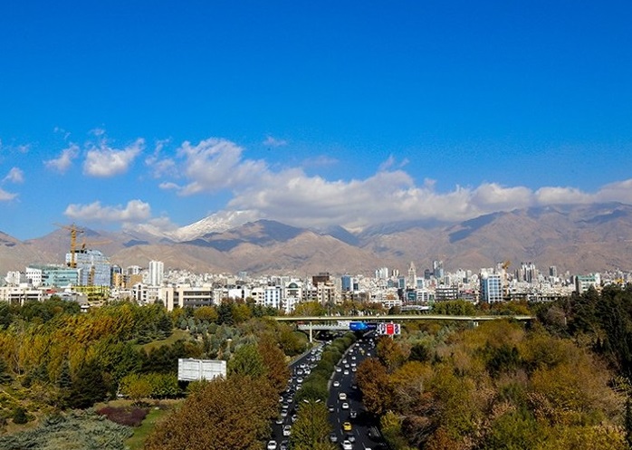 هوای تهران در آستانه پاییز پاک شد
