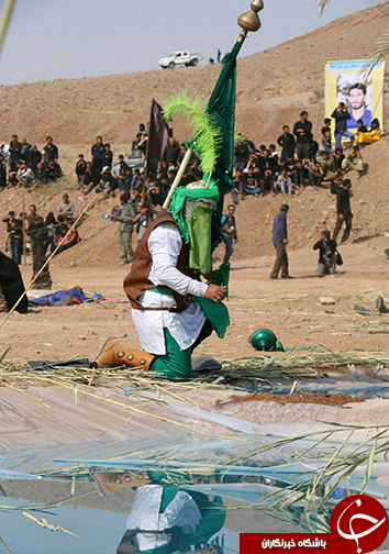 وفادارای حضرت عباس (ع) به امام حسین (ع) /برگزاری بزرگترین تعزیه میدانی کشور در صحرارود فسا + فیلم و تصاویر