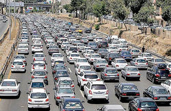 حجم ترافیک درمحورهای استان کرمانشاه چهار برابر افزایش یافت