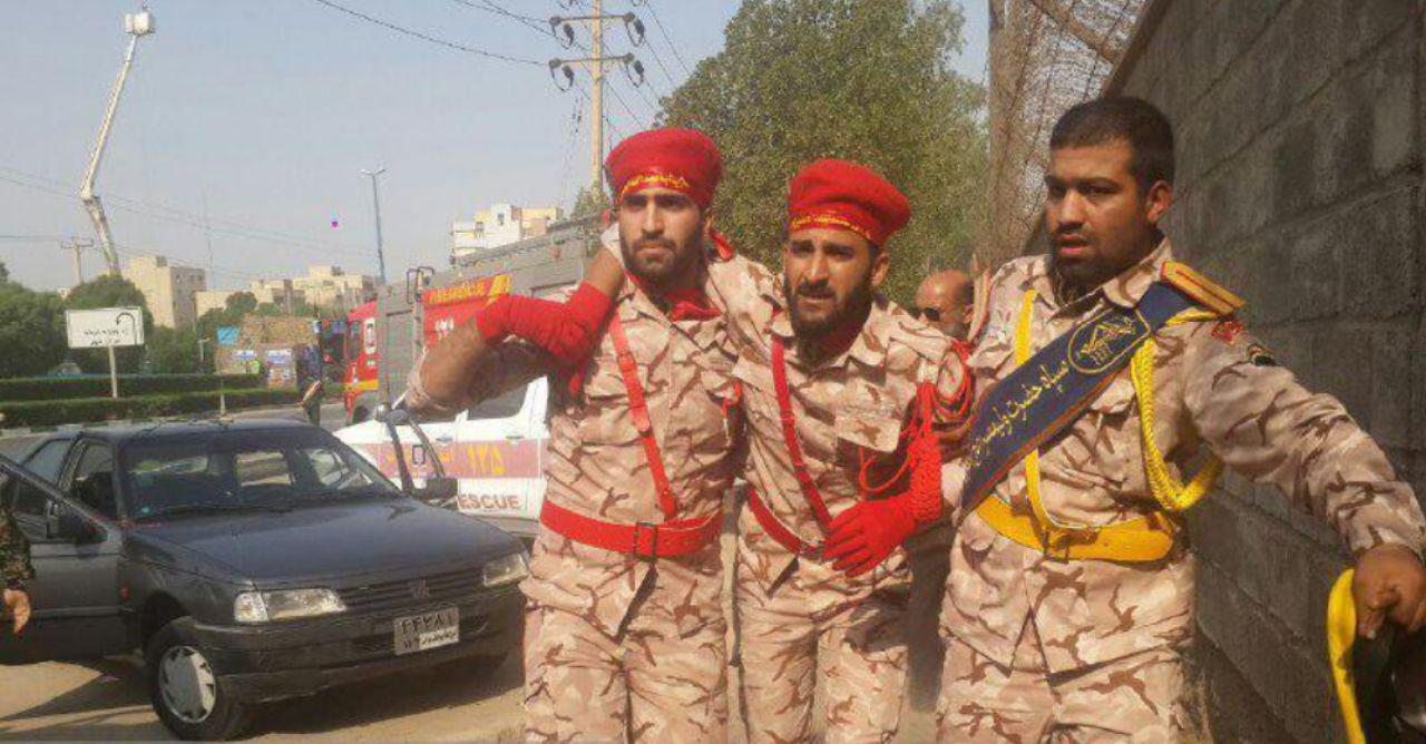 تصاویر منتشر شده از محل حمله تروریستی اهواز