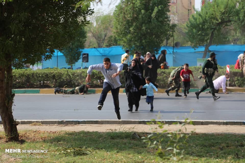 تصاویر منتشر شده ار محل حمله تروریستی اهواز +تصاویر