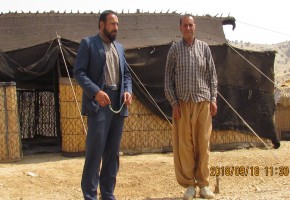 دیدار رئیس بنیاد شهید شهرستان ملکشاهی با ایثارگران عشایر
