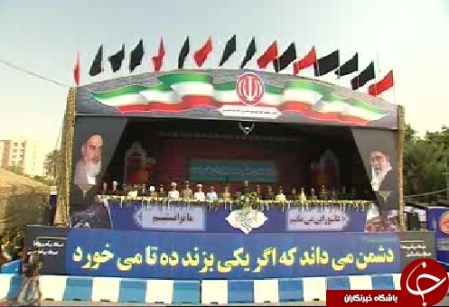 پیامی از رژه بندرعباس به تروریست&zwnj;ها در اهواز