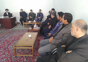 دیدار بسیجیان با امام جمعه بافق