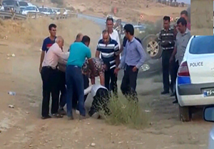 واژگونی پژو ۴۰۵ حادثه آفرید