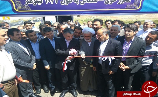 ۱۲ کیلومتر از طرح تعریض جاده خوی-سلماس افتتاح شد