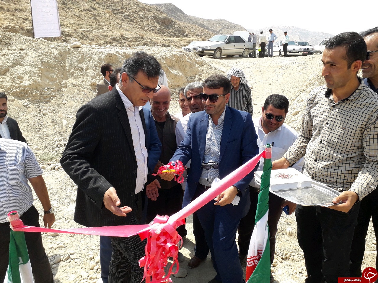 بهره برداری از کانال آبیاری کشاورزی در باغملک