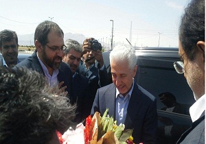 وزیر علوم وارد دامغان شد