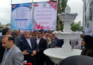 افتتاح طرح تامین آب شرب به روستا&zwnj;های آستانه اشرفیه با حضور وزیر نیرو