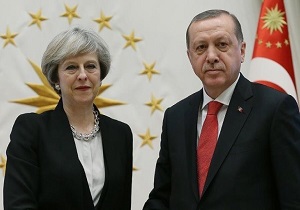 گفتگوی تلفنی اردوغان و می درباره روابط اقتصادی و تجاری
