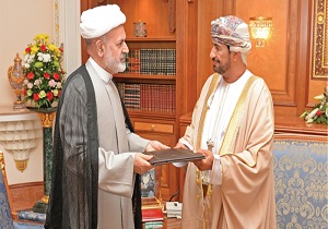 تایمز آو عمان: سلطان قابوس، نامه رئیس جمهور ایران را دریافت کرد