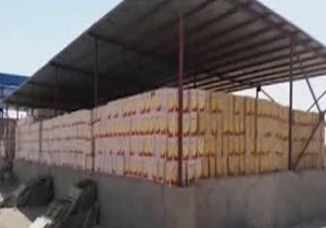 کشف 300 تن روغن‌ احتکار شده در مرز میلک + فیلم