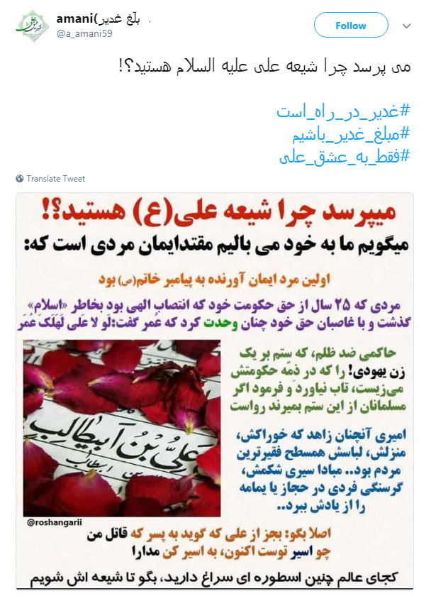 # فقط به عشق علی حاضری چکار کنی؟