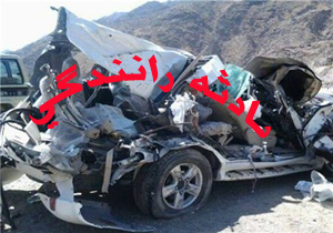 ۴مجروح در واژگونی خودرو پژو ۴۰۵