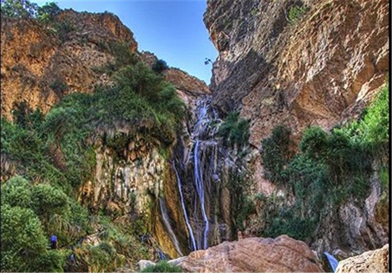 بلندترین آبشار طبیعت ایران + تصاویر