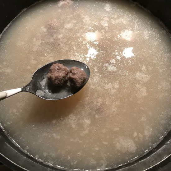 آموزش تصویری تهیه آش خوشمزه با کوفته قلقلی