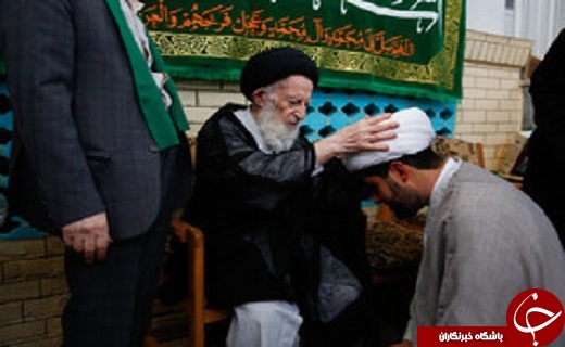 عمامه گذاری طلاب  حوزه علمیه قم در روز عید سیعد غدیر خم