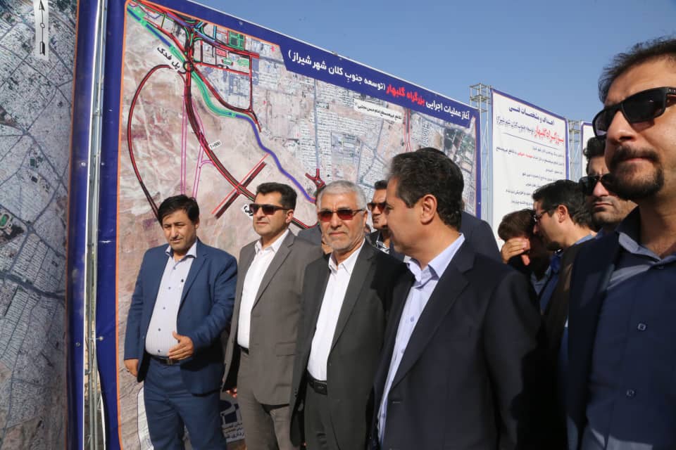 افتتاح مرحله نخست تقاطع شهید رودکی شیراز