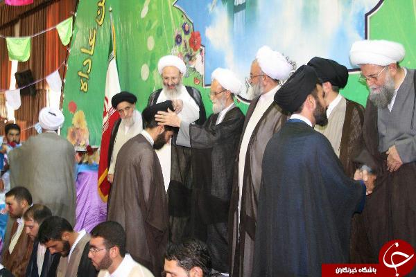 عمامه گذاری ۱۷ طلبه آذربایجان غربی+ تصاویر