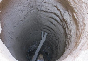 خشک شدن دو حلقه چاه