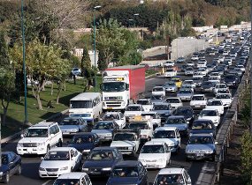 ترافیک پرحجم اما روان در محور‌های درون شهری گیلان