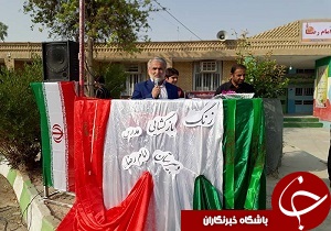 زنگ مهر حسینی در مدارس باغملک طنین انداز شد