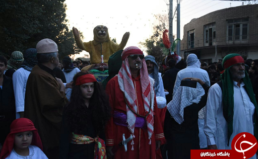 عزاداری دسته بنی اسد اردکان در سیزدهمین روز محرم