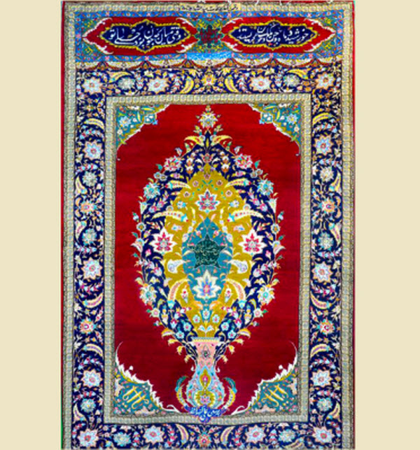 فرش تاریخی قتلگاه حرم امام حسین&zwnj;(ع) رونمایی شد+عکس
