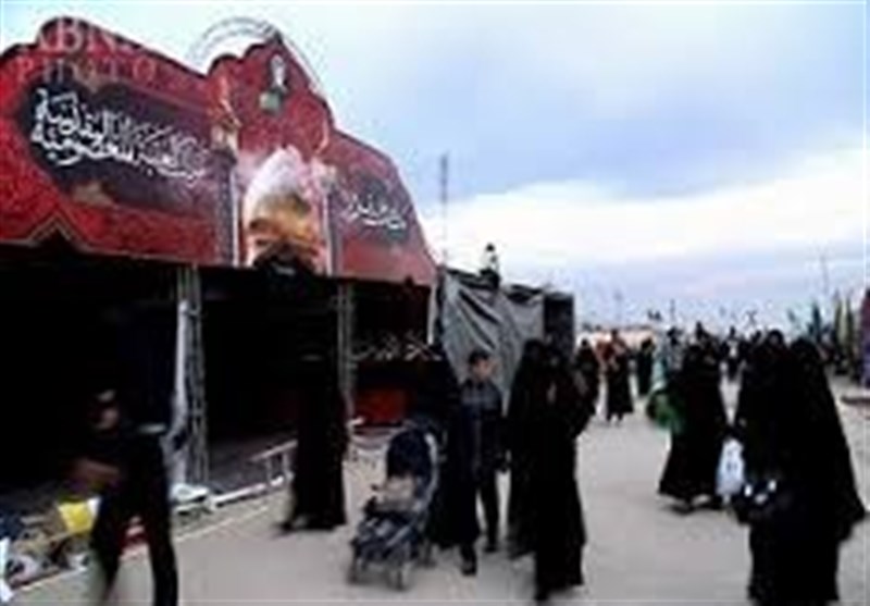 استقرار موکب ادره اوقاف و امورخیریه استان بوشهر در مرز شلمچه